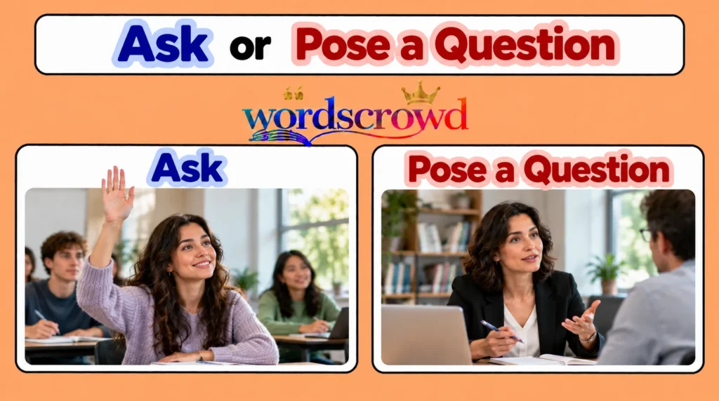 Ask or Pose a Question