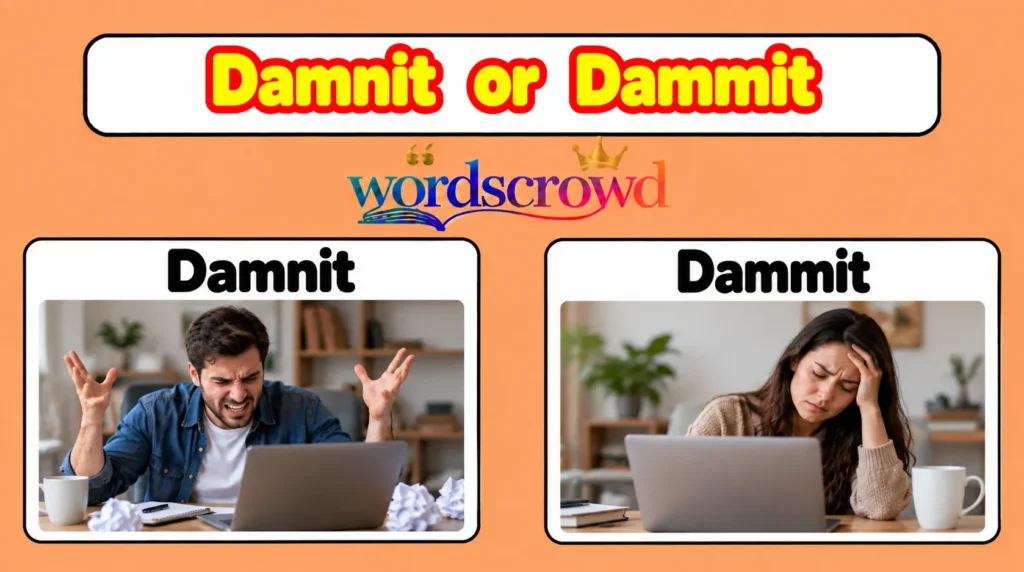 Damnit or Dammit