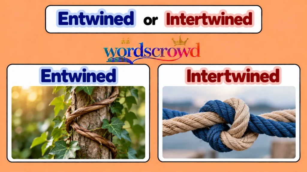 Entwined or Intertwined