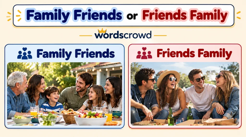 Family Friends or Friends Family