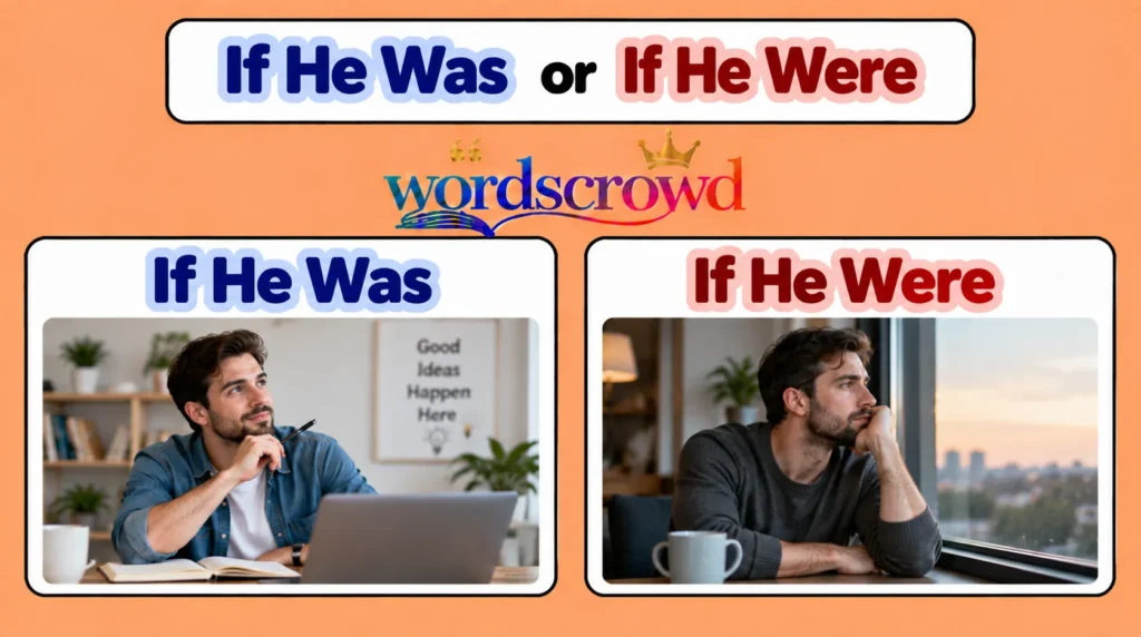 If He Was or If He Were