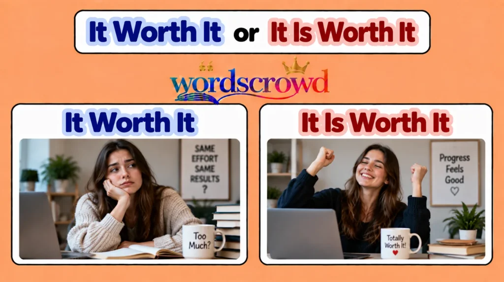 It Worth It or It Is Worth It