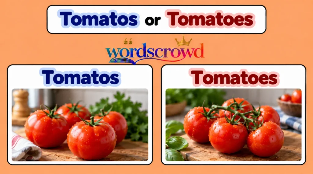 Tomatos or Tomatoes